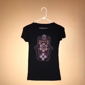 Mandala Hand Aeropostale shirt